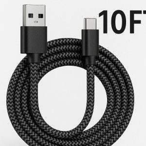 24 Braided USB C Cable 10ft Extra Long